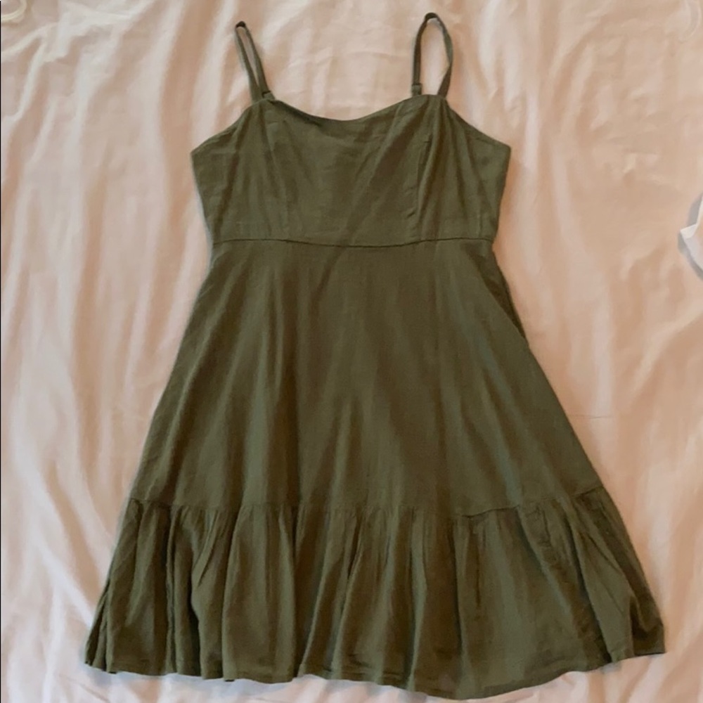Army green dress